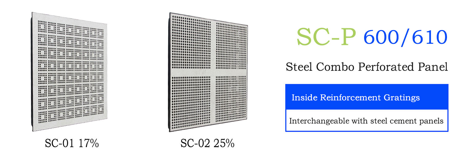 17% 25% Steel Perforated Access Floor Panel